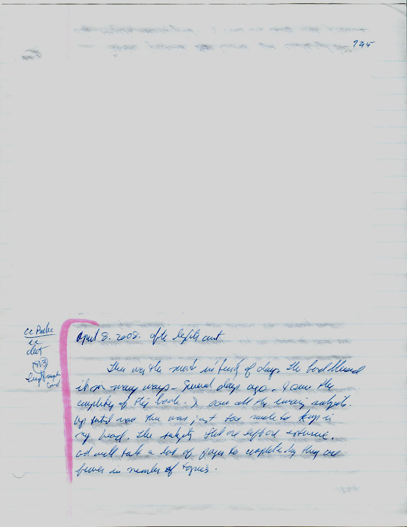 Dr John WorldPeace 2008 Prison Journal